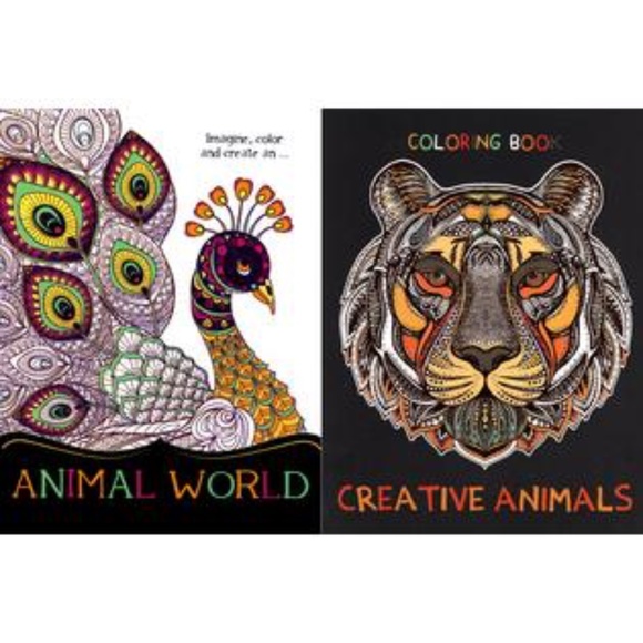 Download Vision Street Publishing Office Creative Animals Animal World Coloring Book S2 Poshmark